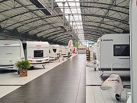 Erweiterung der Ausstellungsflächen für Reisemobile & Caravans 2020